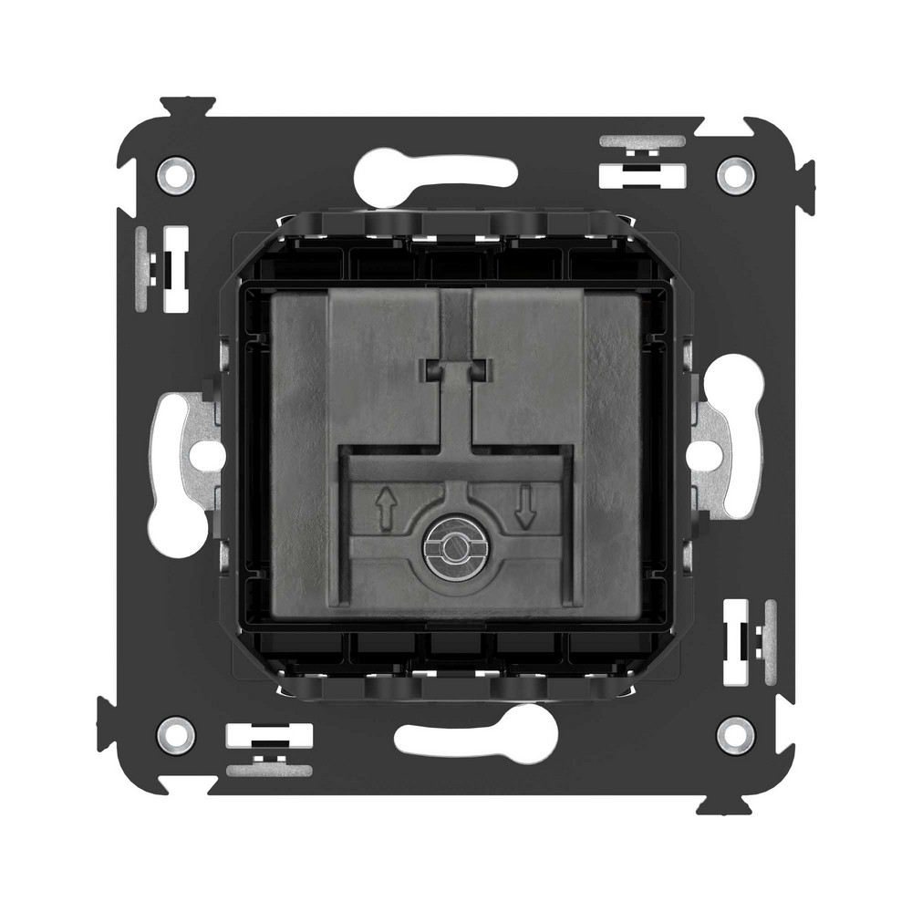 DKC Avanti механизмы Черный квадрат Розетка TV DKC Avanti-FM-SAT в стену "Черный квадрат" 4402533