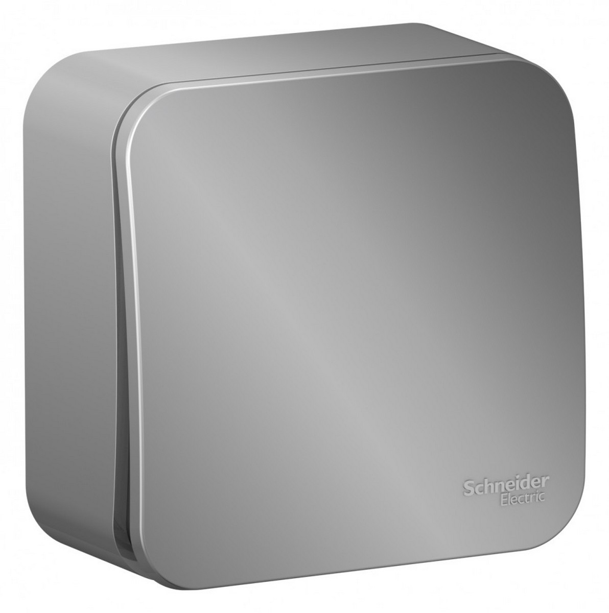 Blanca алюминий розетки и выключатели Выключатель SE Blanca 1-клавишный Алюминий наружный изолир. пластина BLNVA101013