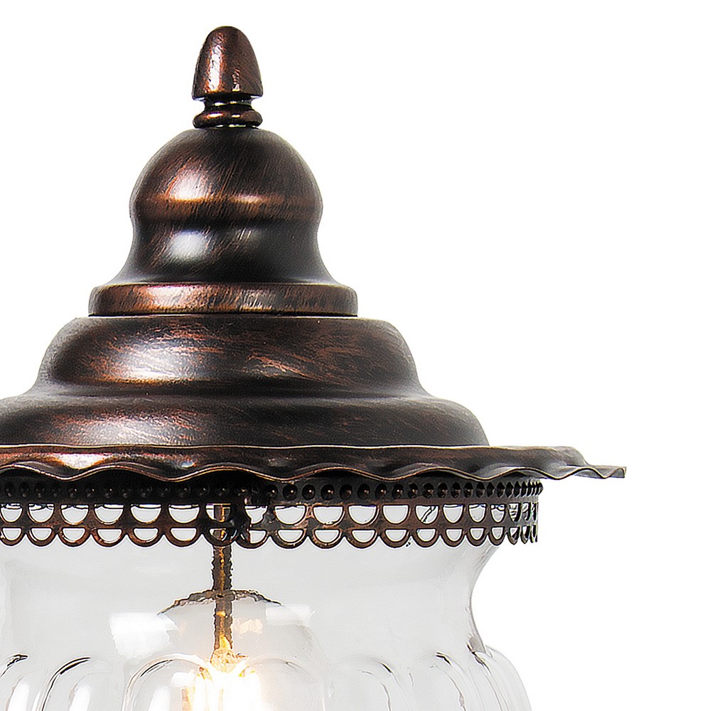 Уличные светильники на постамент Светильник садово-парковый Feron PL594 на постамент 60W 230V E27 коричневый 11622 