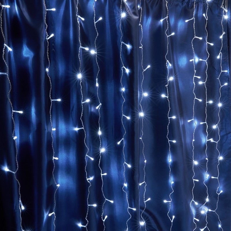 Светодиодная гирлянда Feron CL20 занавес статичная 2*2м + 3м 230V 5000К 220V 32334