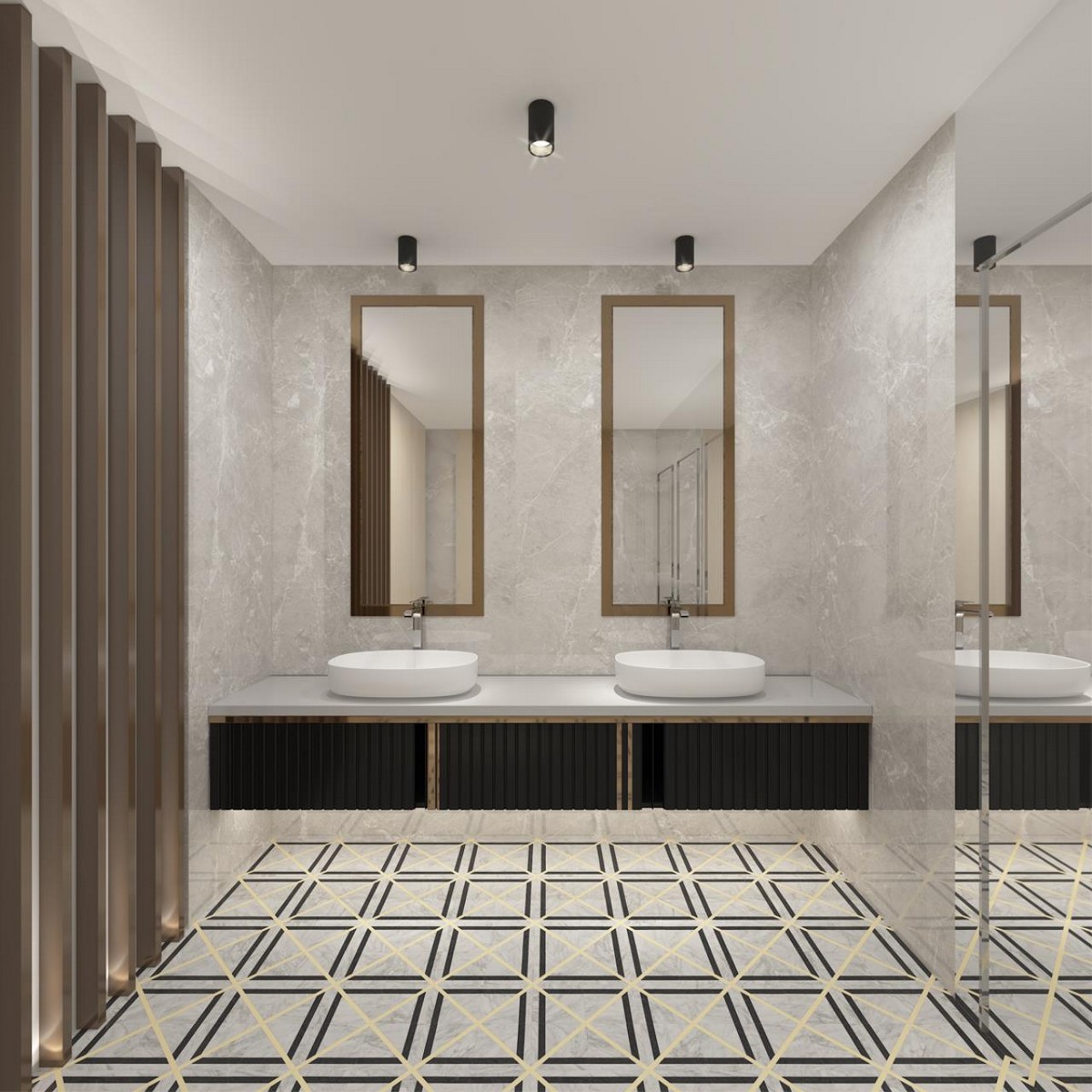 Накладные светодиодные светильники Светильник накладной влагозащищённый светодиодный NOVOTECH RECTE 359418 