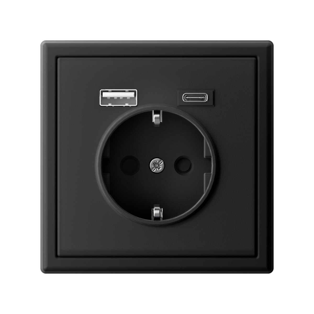 ArtGallery Карбон Розетка Systeme Electric ArtGallery Карбон 16А с 2 USB A+C 5В4А/30А 5В/15А GAL001032