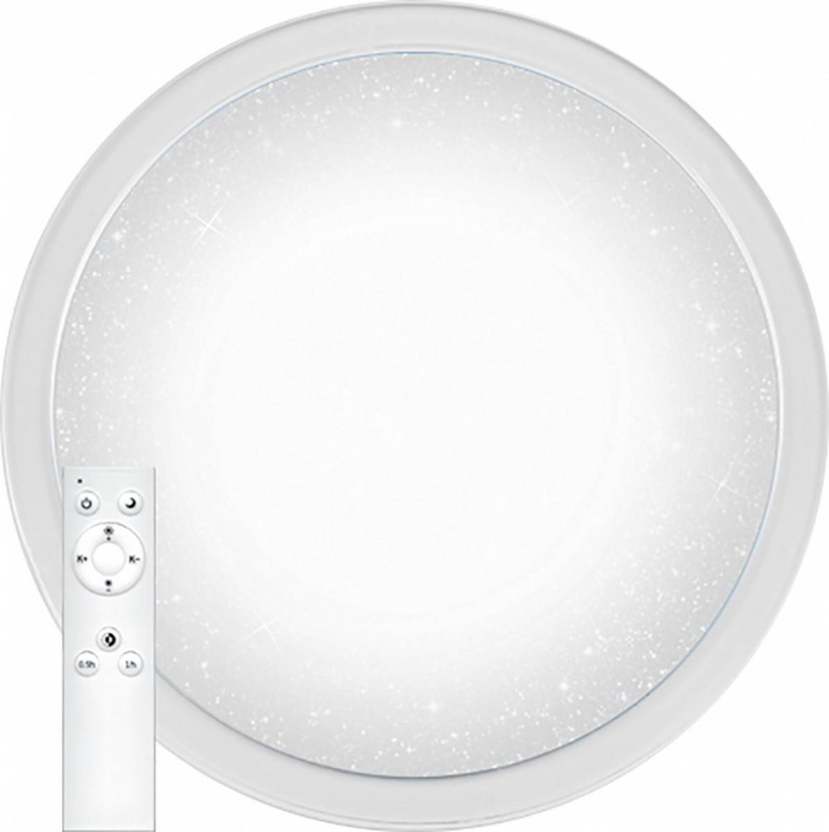 Управляемые светодиодные светильники и люстры Светодиодный управляемый светильник накладной Feron AL5000 тарелка 36W 3000К-6500K бел. с кант 29633 