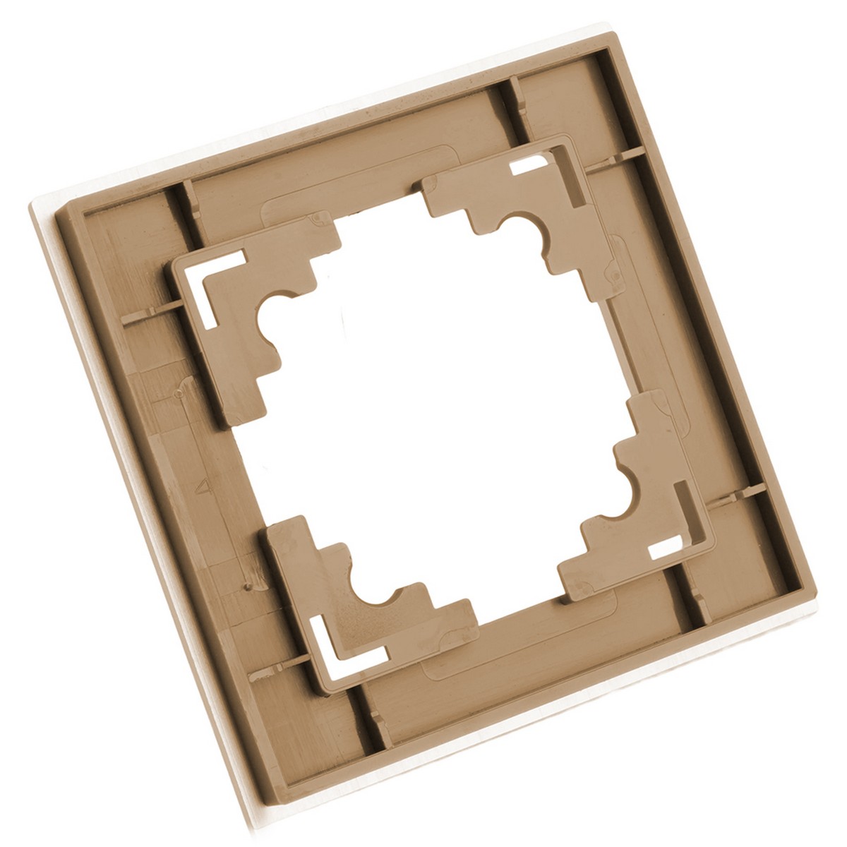 Катрин - Розетки и выключатели Stekker Рамка 1-местная металл STEKKER MFR00-7001-02 Катрин шампань 50010