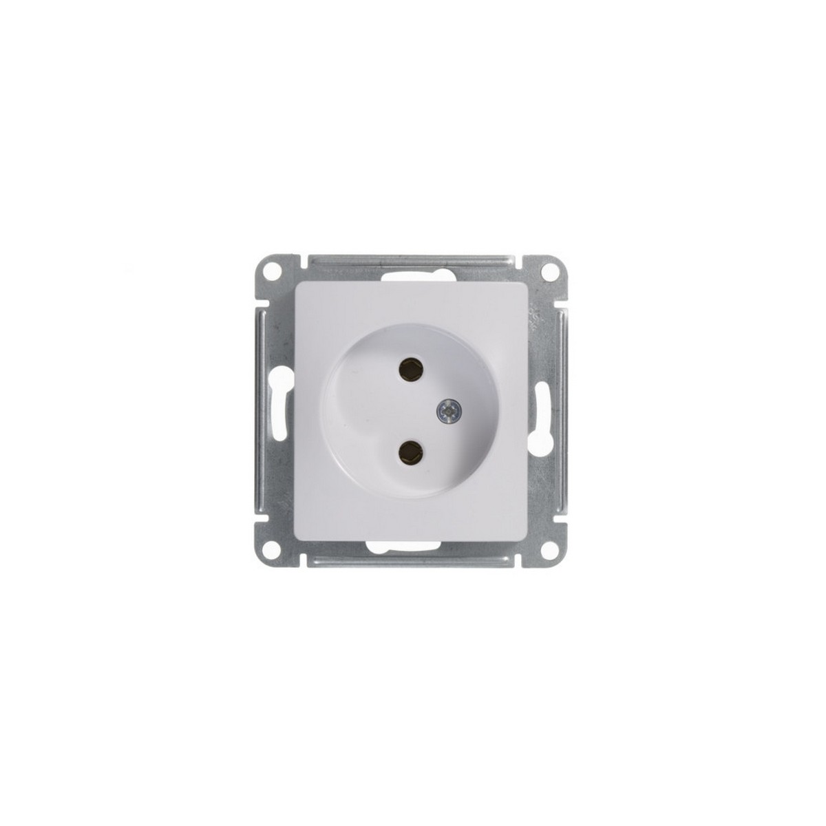 Glossa Белый Розетка Systeme Electric Glossa Белый без заземления GSL000141