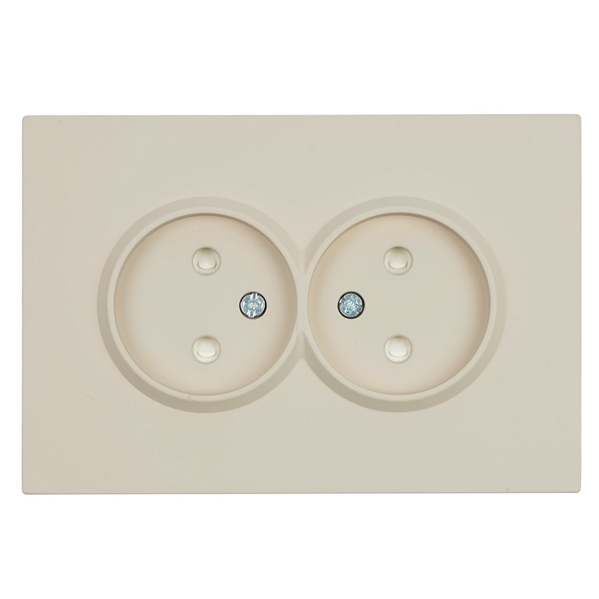 Эмили - Розетки и выключатели Stekker Розетка 2-местная с защитной шторкой STEKKER б/з  Эмили RST16-5116-08 кашемир soft touch 49903