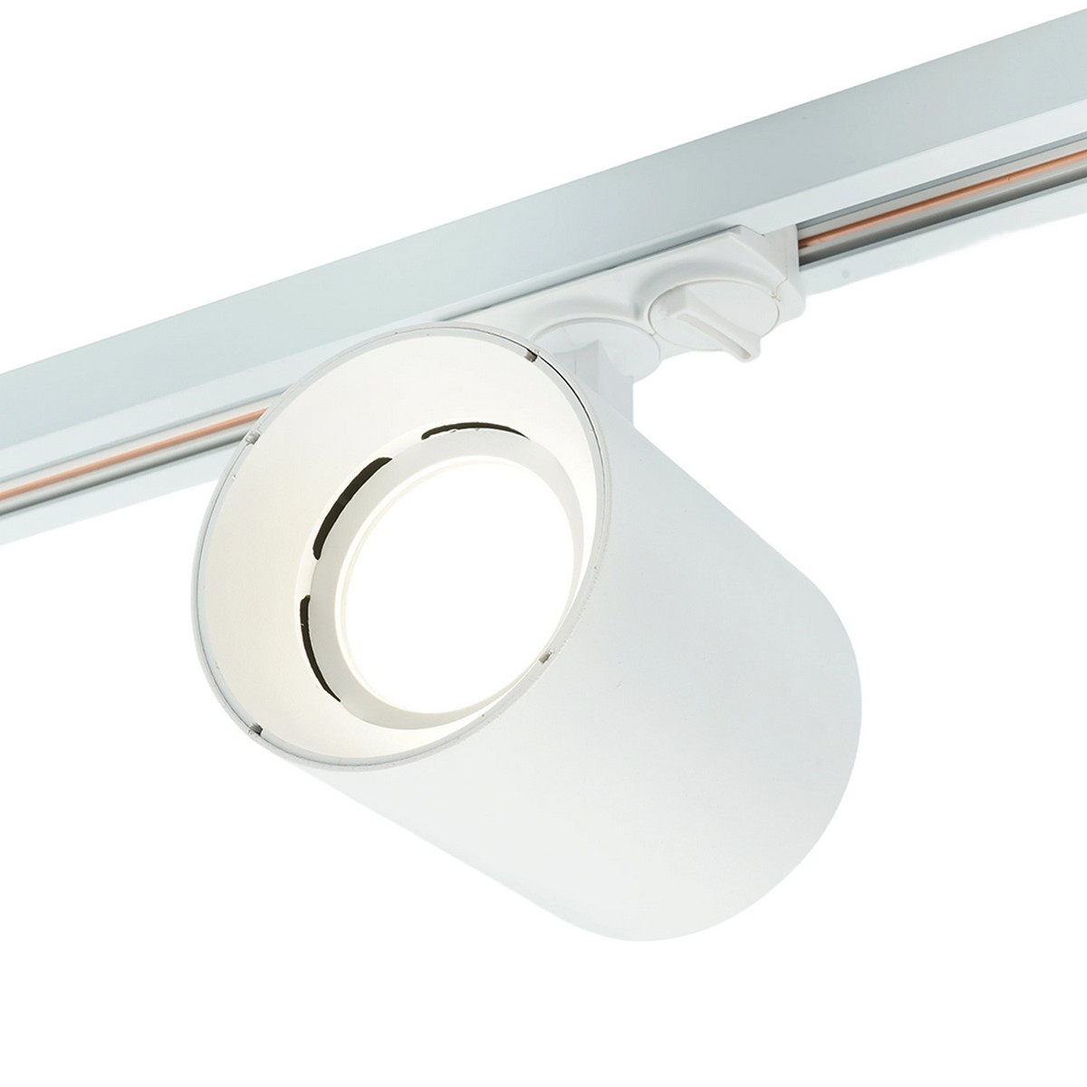 Трековые светодиодные светильники Светильник Feron AL169 трековый на шинопровод под лампу GU10 белый 51849 