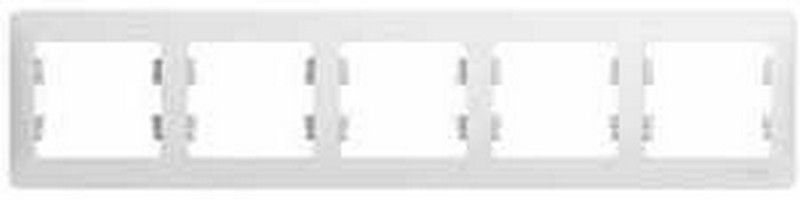 Glossa Белый Рамка Systeme Electric Glossa Белый 5-я, горизонтальная GSL000105