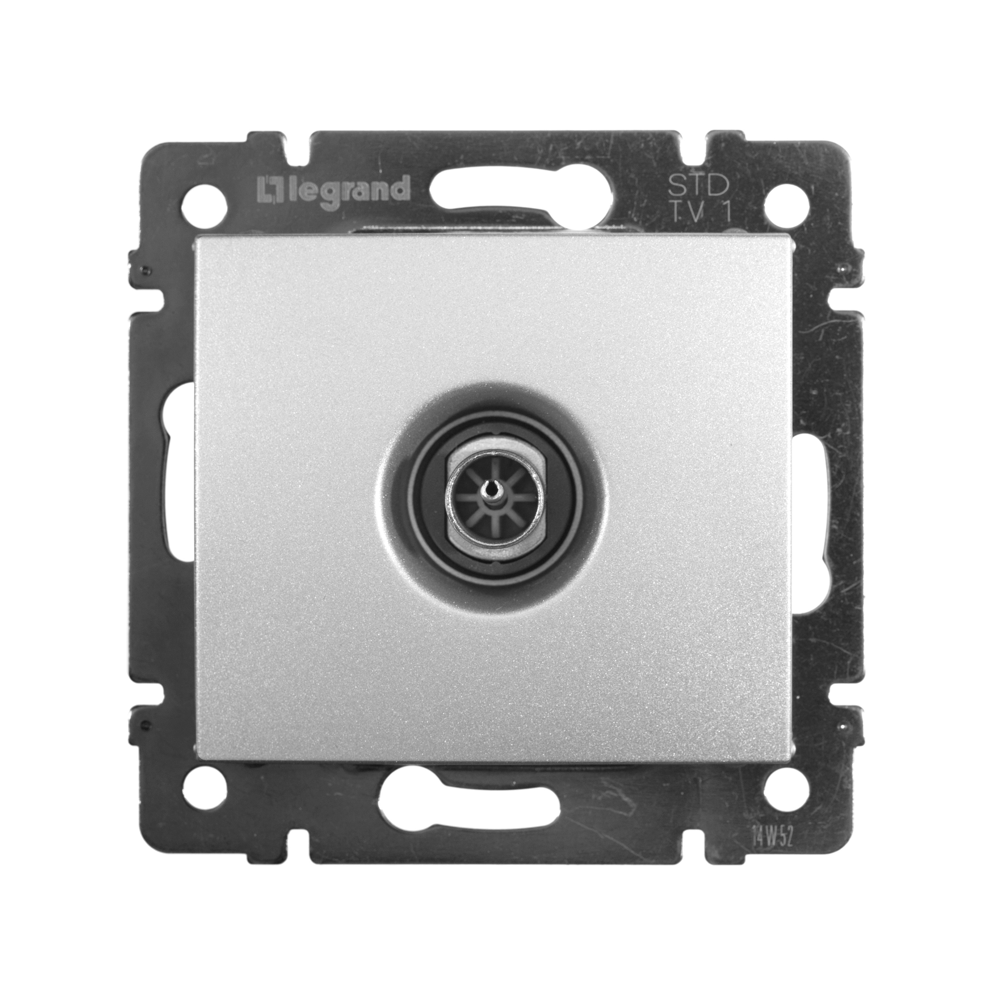 Legrand Valena Classic Алюминий Розетка TV Legrand Valena Алюминий единственная 1,5 дБ 770129