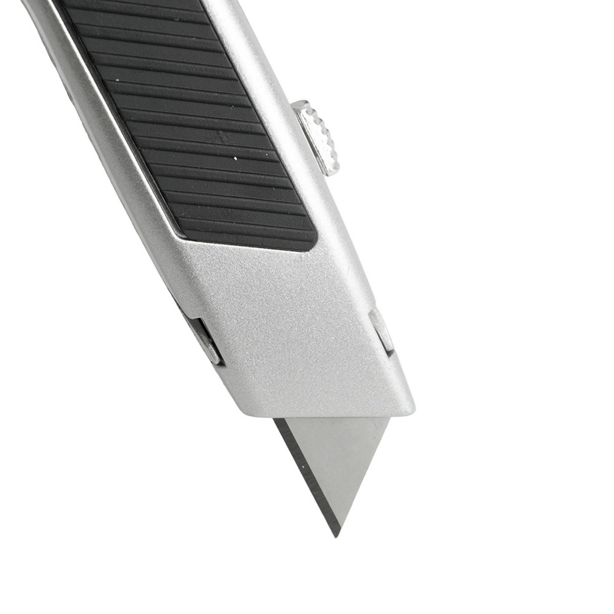 Нож строительно-монтажный с трапециевидным лезвием, 19 мм, 2 лезвия в рукоятке, GS, KMU-13-T 50200 фото