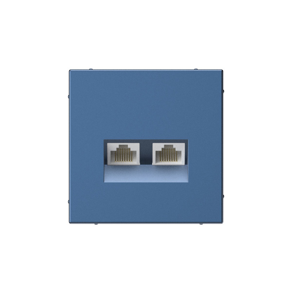 ArtGallery Аквамарин Розетка компьютерная Systeme Electric ArtGallery Аквамарин двойная RJ45+RJ45, кат. 5е,