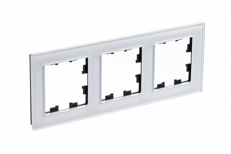 AtlasDesign Рамки Nature Рамка Systeme Electric AtlasDesign Nature Стекло белый 3-ая ATN320103