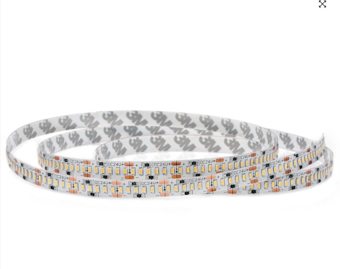 Светодиодная лента белая холодная Светодиодная лента Eleganz LUX 3014 IP20 24V 24 Вт/м 240 Led/м Холодный белый 6000K (цена за метр) EL-24V-24W