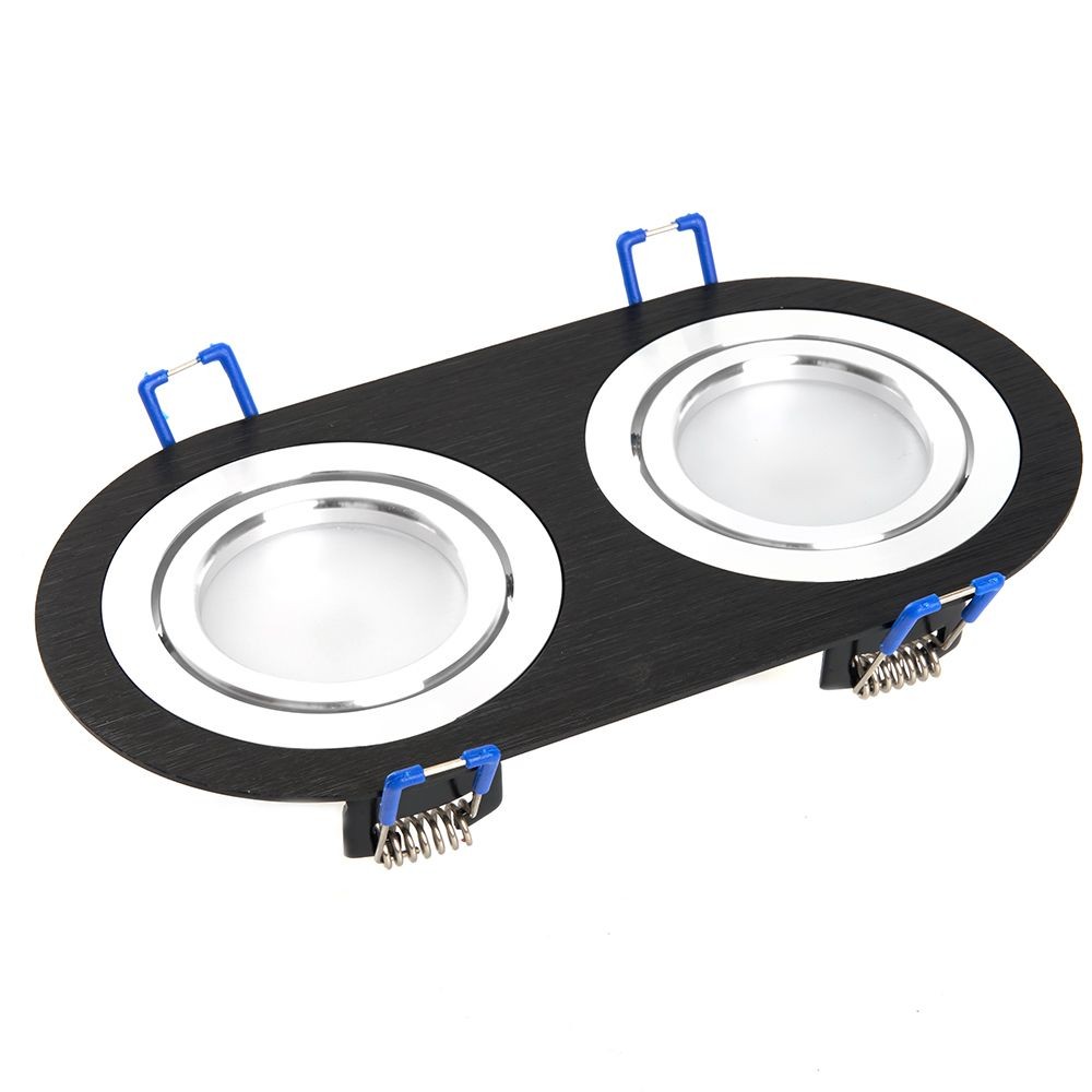 Встраиваемые светодиодные светильники Светильник потолочный встраиваемый Feron DL2812 черный 48462 