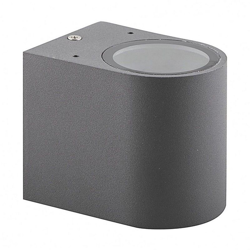 Уличные настенные светильники Светильник садово-парковый Feron DH014 на стену GU10 230V серый 11867