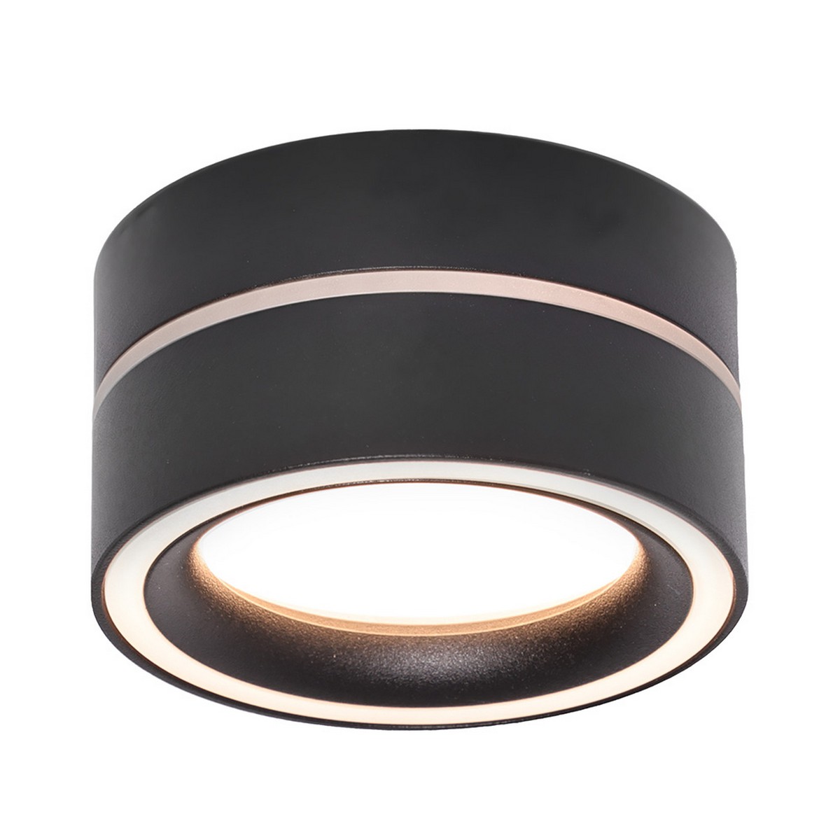 Светильники споты светодиодные Светильник Feron потолочный HL455 12W GX53 черный 48753 