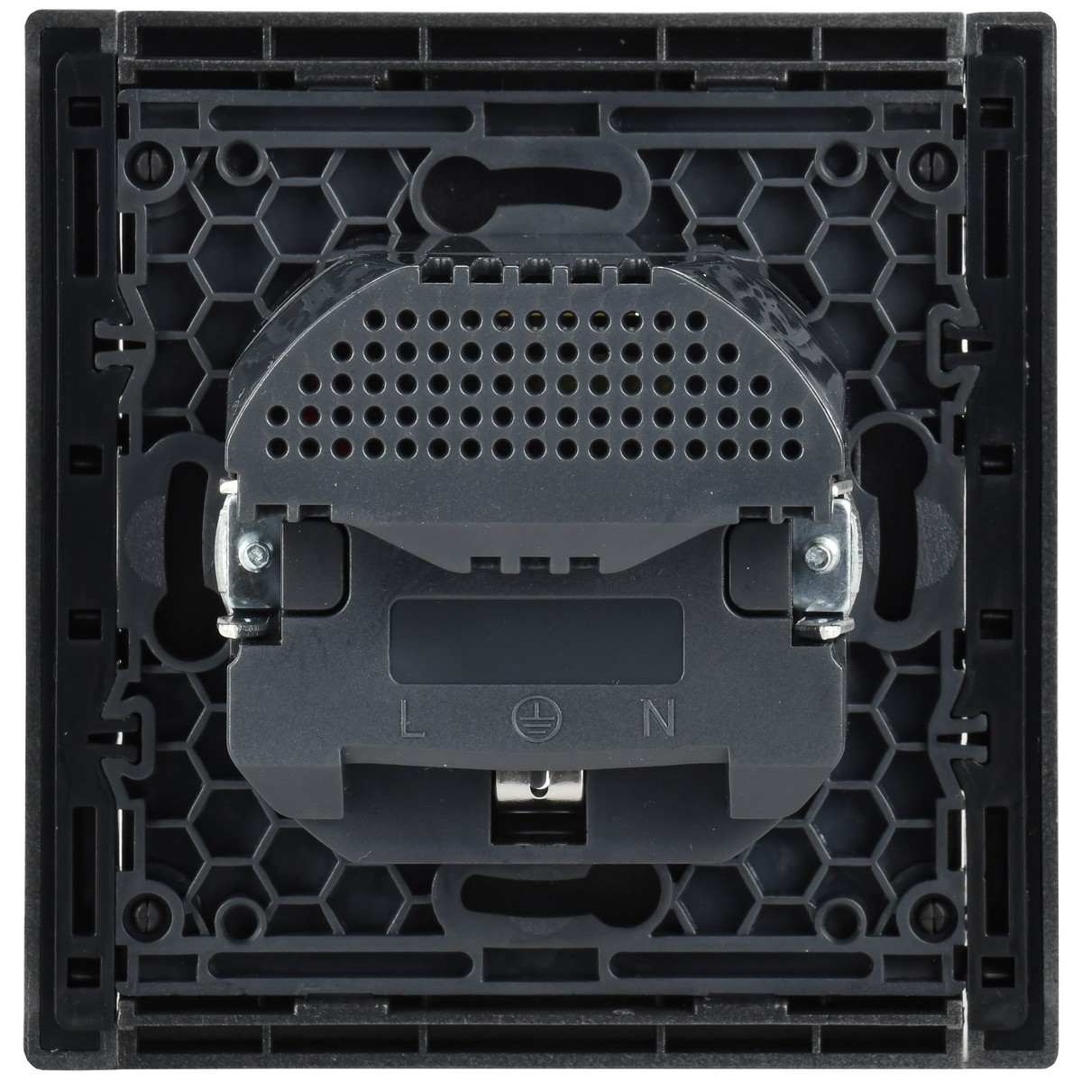 IEK FORTE&PIANO Сталь Розетка IEK FORTE&PIANO Сталь с/з со шт винтовое крепление 16А USB A+C 18Вт FP547