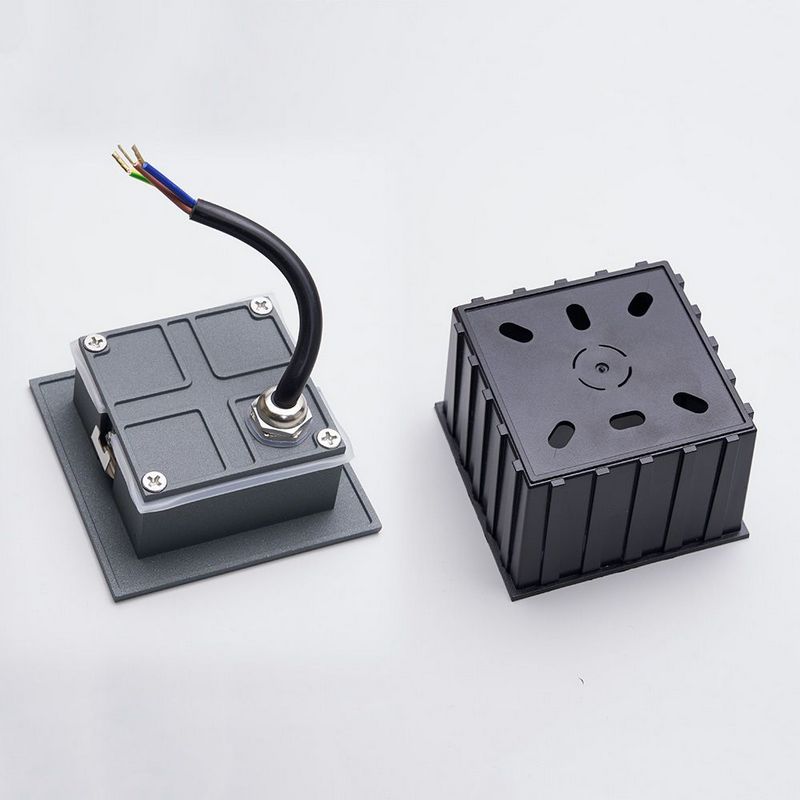 Встраиваемые светодиодные светильники Светодиодный светильник для лестницы Feron LN013 встраиваемый 3W 4000K IP65 черный 41161 