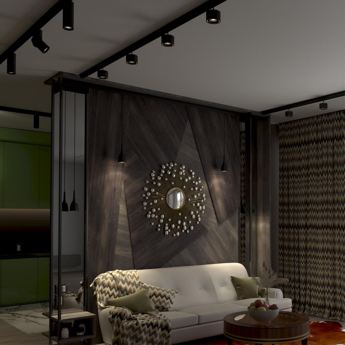 Трековые светодиодные светильники Низковольтный накладной/подвесной шинопровод 1м NOVOTECH 135091 FLUM 