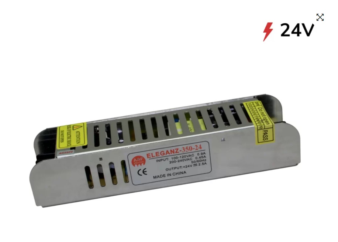 Блоки питания для светодиодной ленты Блок питания для светодиодной ленты Eleganz 24V 350W IP20 узкий EL-0010