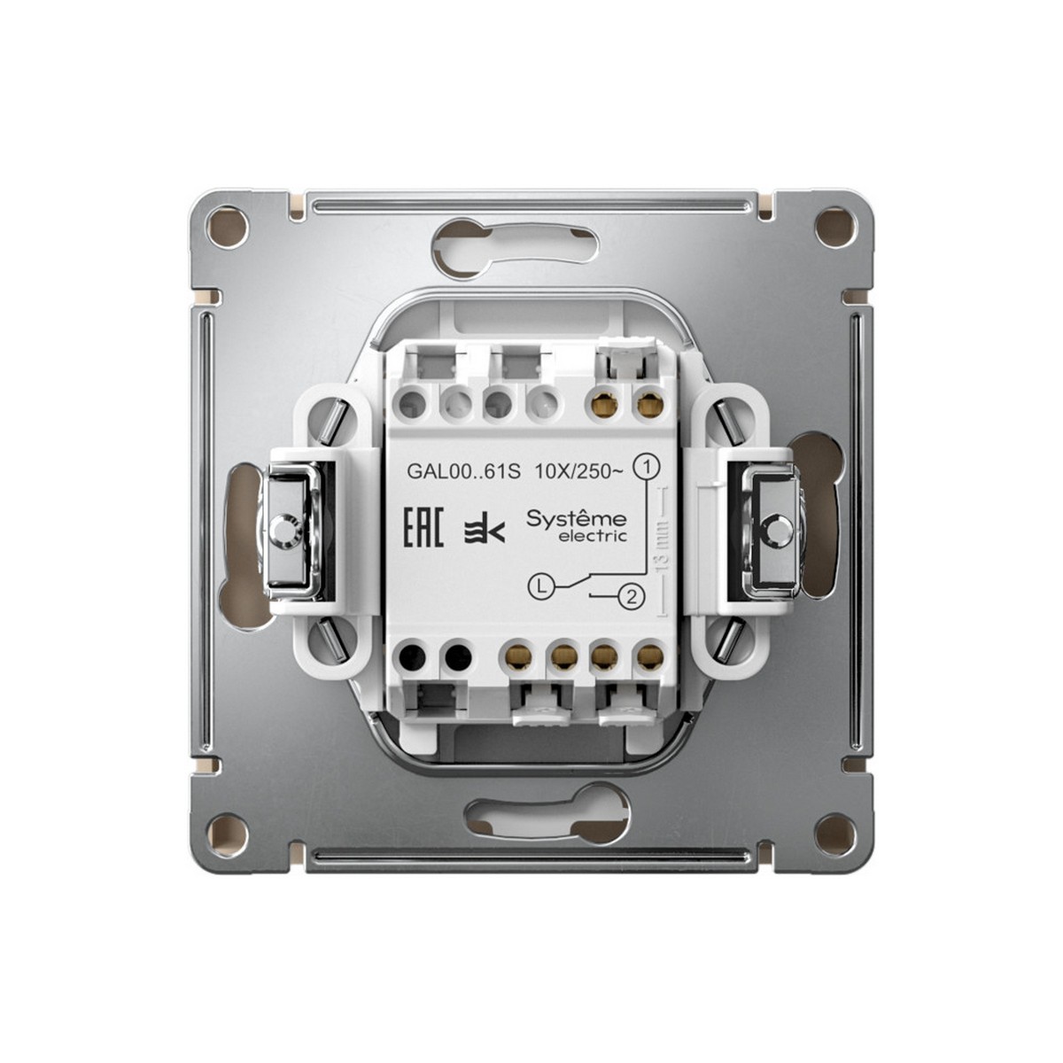 ArtGallery Песочный Переключатель SE ArtGallery Песочный 1-клавишный, быстрозажим. клем. GAL001261S