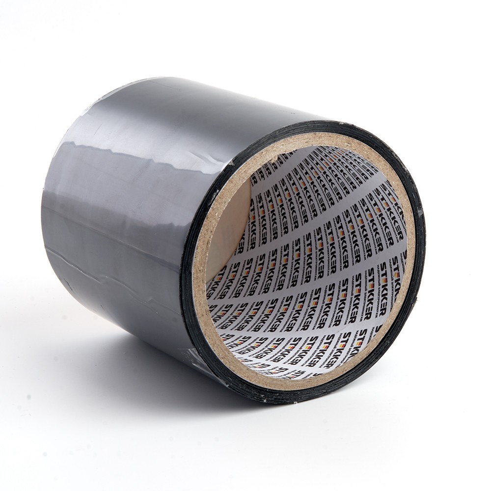 Лента клейкая сверхсильная STEKKER 0,7*100 мм, 1,5 м. черная INTP9-0715-10 39918