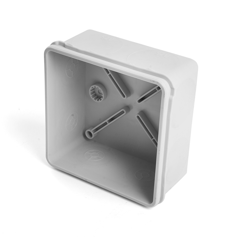 Коробка распределительная STEKKER EBX40-38-67 на 8 вводов HF 100х100х50,  IP67, серая (GE42455) 49198