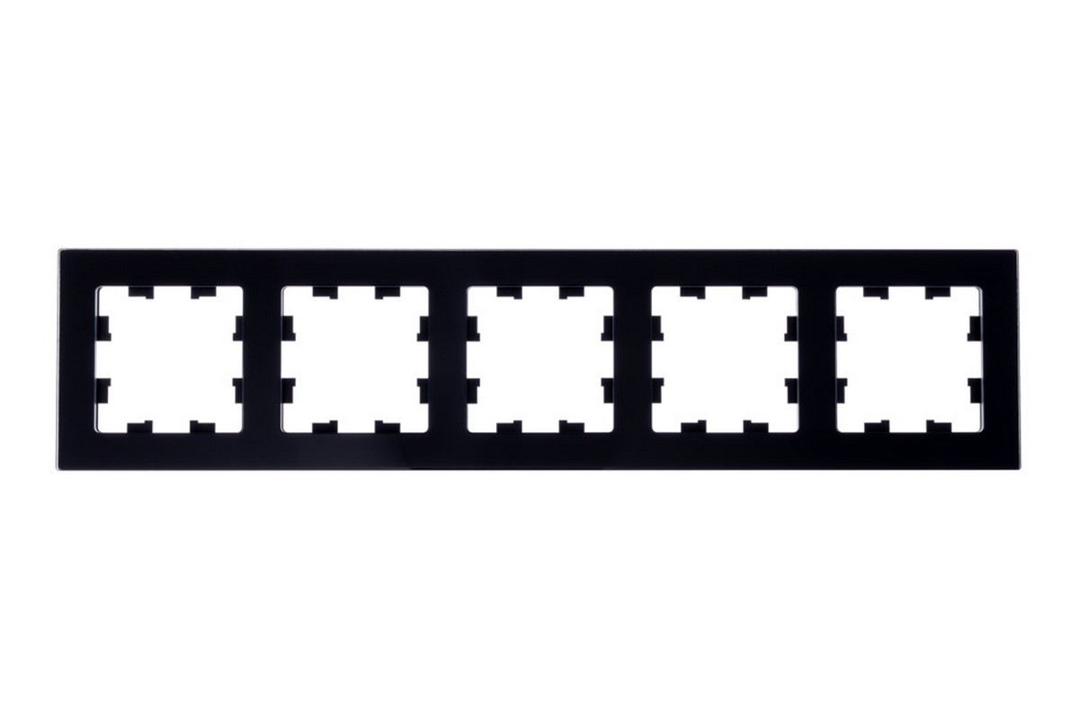 AtlasDesign Рамки Nature Рамка Systeme Electric AtlasDesign Nature Натуральное стекло Черный 5-ая ATN361005