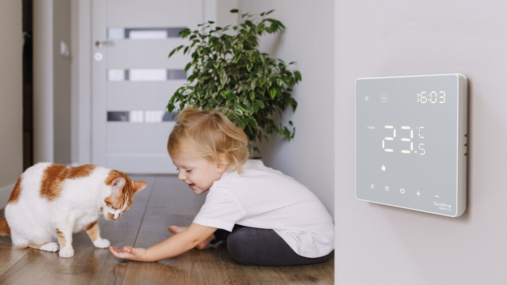 ArtGallery Белый Термостат программируемый Systeme Electric ArtGallery Белый с Wi-Fi для теплого пола GAL000138