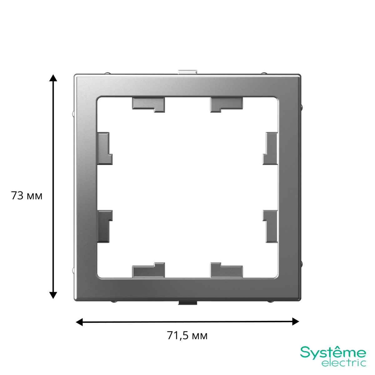 ArtGallery Сталь Адаптер Systeme Electric ArtGallery Сталь для функции AtlasDesign GAL000908