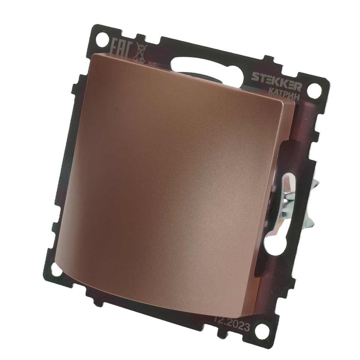 Катрин - Розетки и выключатели Stekker Кабельный вывод STEKKER Катрин шампань GLS00-7116-02 49467