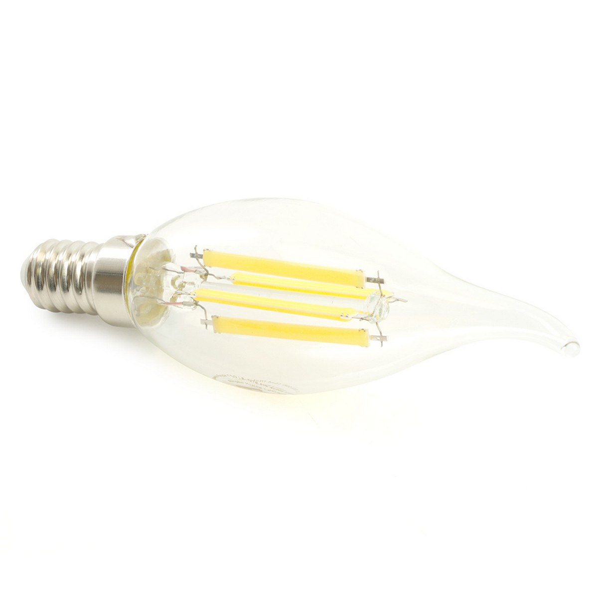 E14 Лампа светодиодная Feron.PRO LB-1216 Свеча на ветру E14 6W 175-265V 2700K 51262 