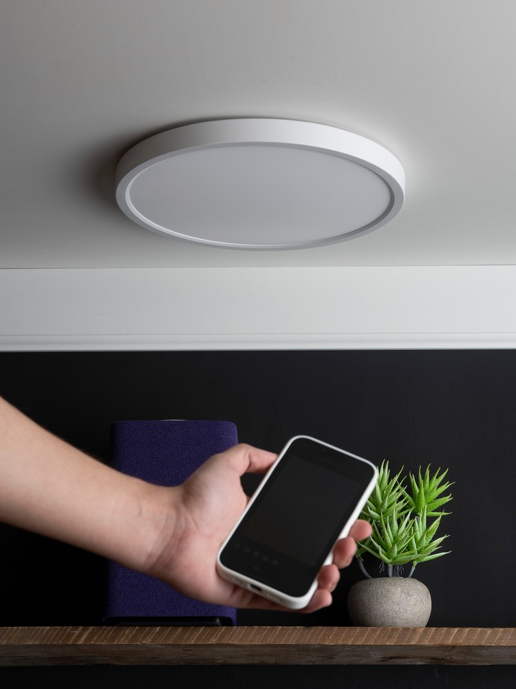 Управляемые светодиодные светильники и люстры Умный потолочный светильник EKF Connect 300 мм 24W sclwf-300-cct 