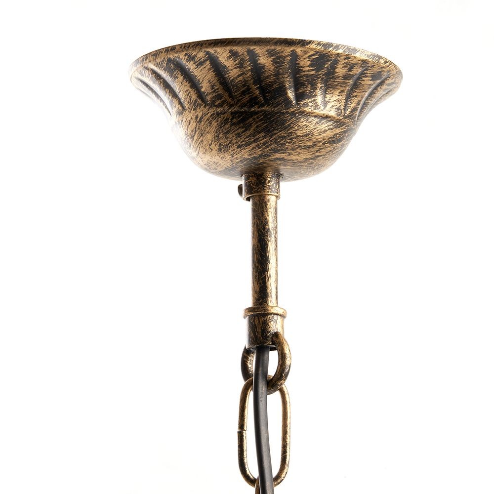 Уличные светильники на цепочке Светильник садово-парковый Feron PL685 на цепочке 60W 230V E27 черное золото 11694 