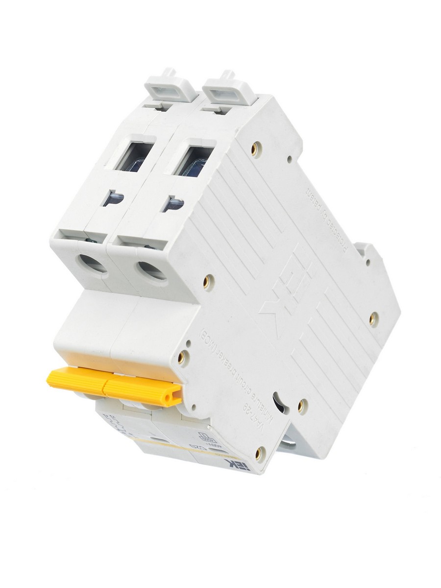 2 полюсные (двухполюсные) Автоматический выключатель IEK KARAT ВА47-29 2Р 20А 4,5кА х-ка С MVA20-2-020-C 