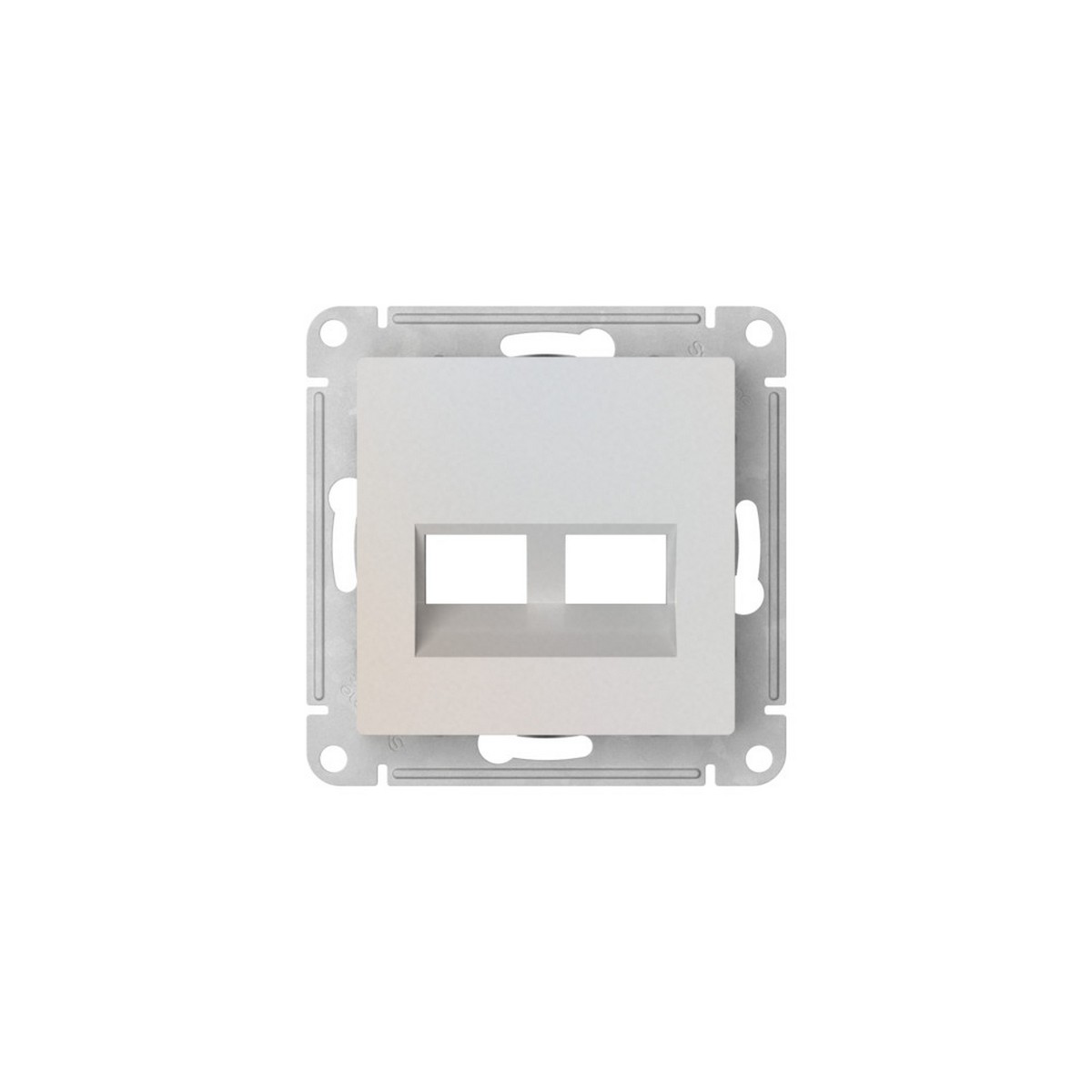 AtlasDesign Жемчуг Накладка Systeme Electric AtlasDesign Жемчуг двойная для информационных функций Keystone