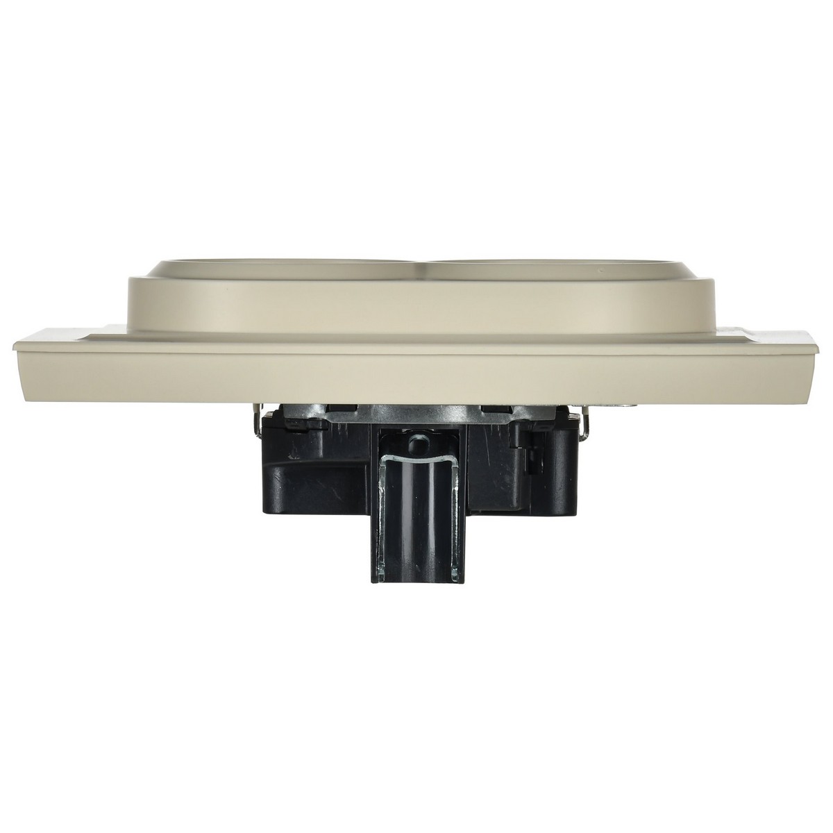 IEK Brite Бежевый Розетка IEK BRITE 2-ая с/з без шторок 16А в сборе РС12-3-БрКр бежевый BR-R21-16-K10-F