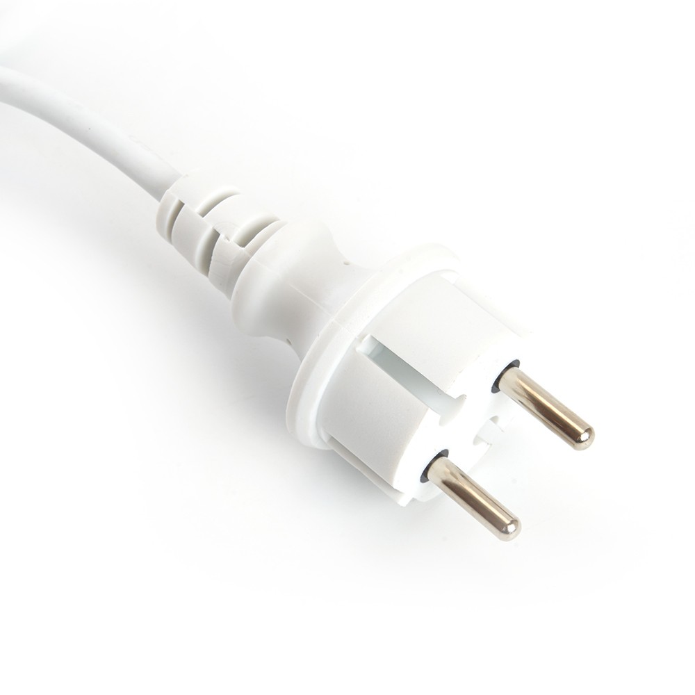 Сетевой шнур для гирлянд 3м, 2*0,5мм2, IP44, белый, DM403 48189