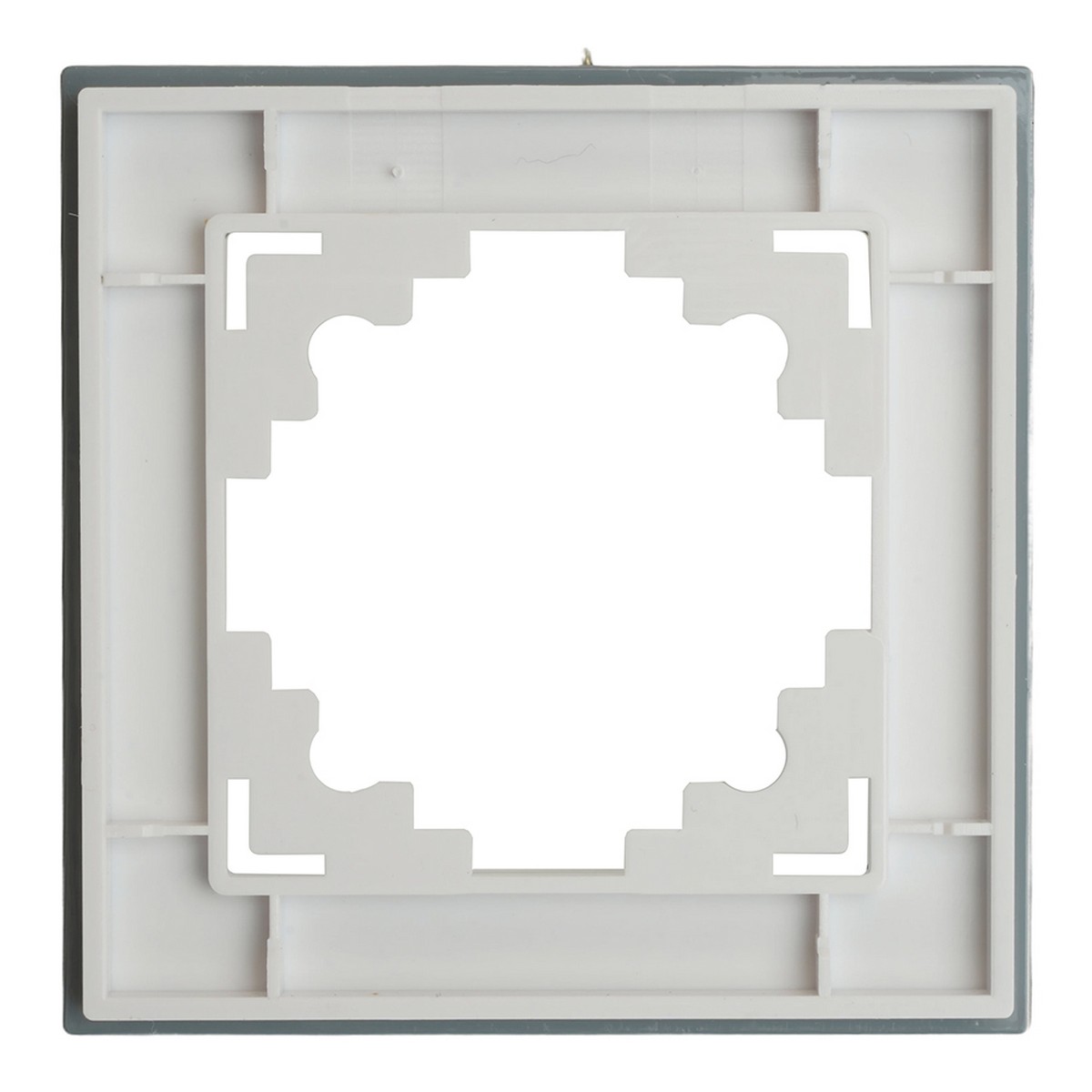 Катрин - Розетки и выключатели Stekker Рамка STEKKER 1-местная Катрин стекло белый матовый GFR00-7001-01М 49594