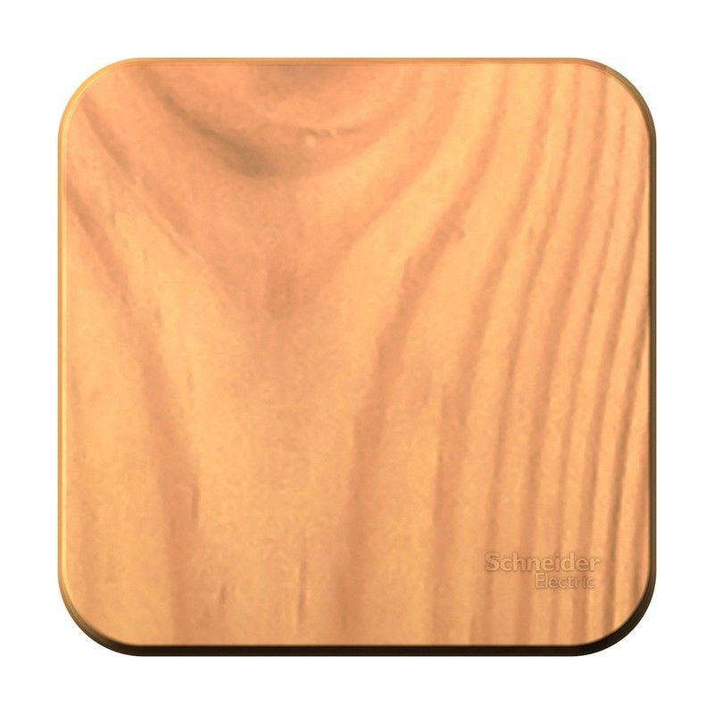 Blanca ясень розетки и выключатели Выключатель SE Blanca 1-клавишный Ясень наружный с самовозвратом изолир. пластина BLNCA101015