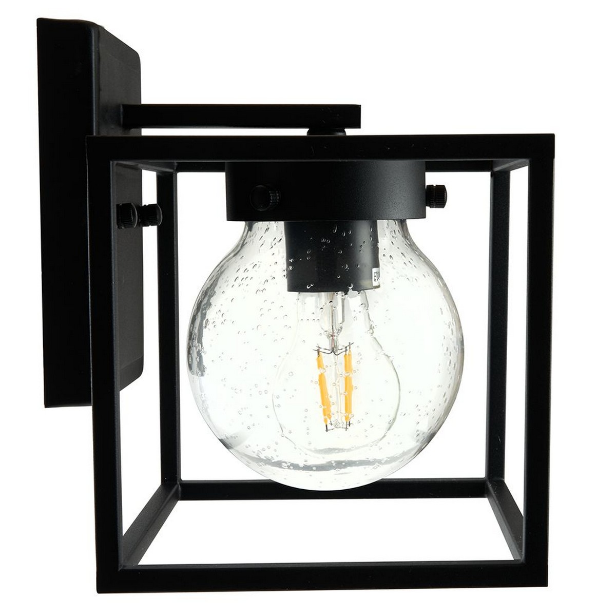 Уличные настенные светильники Светильник садово-парковый Feron PL701 на стену вниз 60W E27 230V черный 48383 