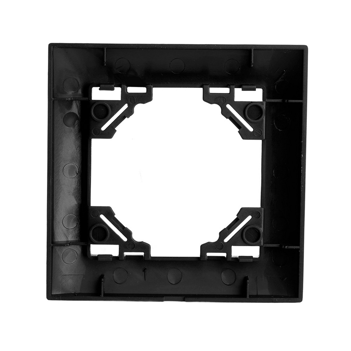 Эрна - Розетки и выключатели Stekker Рамка STEKKER 1-местная Эрна Элегант черный PFR00-9011-03 49661