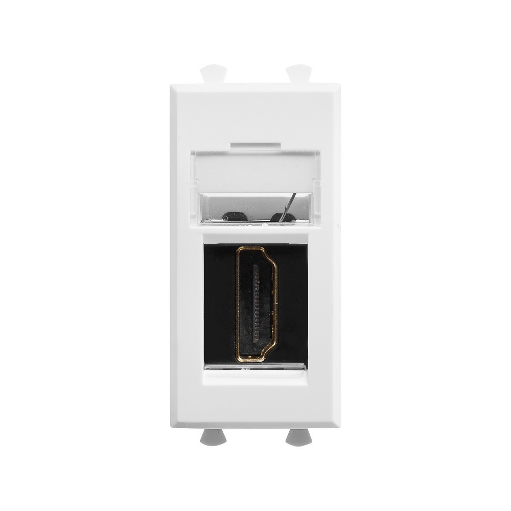 DKC Avanti механизмы Белое облако Розетка HDMI DKC Avanti модульная тип А-А "Белое облако" 1 модуль 4400251