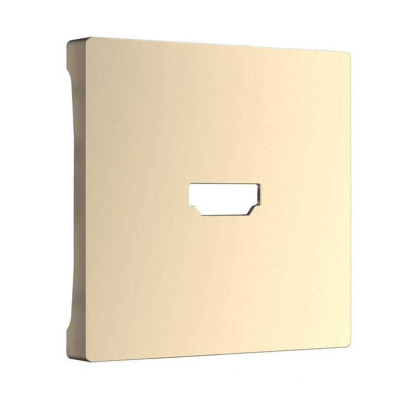 Werkel Шампань механизмы Накладка Werkel для розетки HDMI (шампань) WL11-HDMI-CP