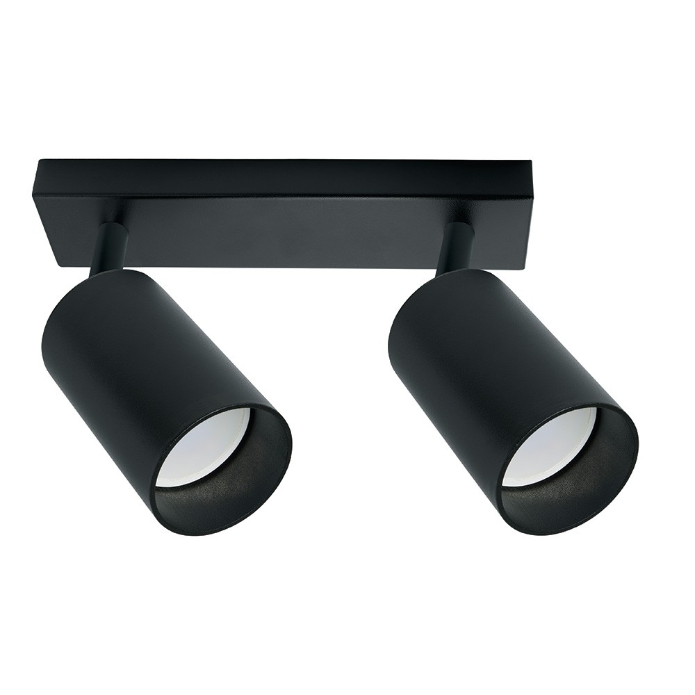 Светильники споты светодиодные Светильник спот Feron ML202 настенно-потолочный GU10 черный 41063