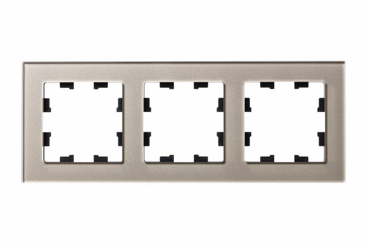 AtlasDesign Рамки Nature Рамка Systeme Electric AtlasDesign Nature Стекло шампань 3-ая ATN320503
