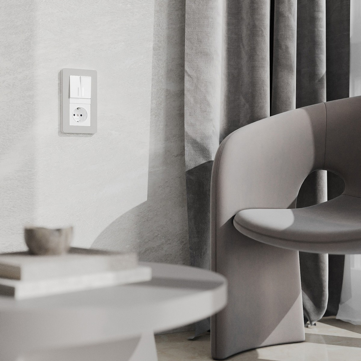 Рамки Werkel Split Рамка Werkel на 2 поста Split (дымчатый/белый, soft-touch) W0023067