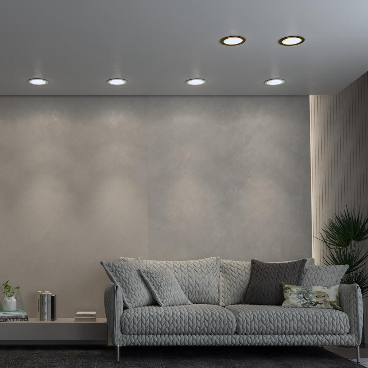 Встраиваемые светодиодные светильники Встраиваемый светодиодный светильник с переключателем цветовой температуры NOVOTECH 358956 LANTE 