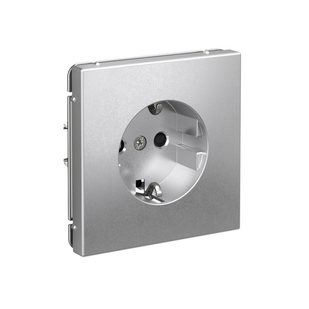 ArtGallery Алюминий Розетка SE ArtGallery Алюминий с заземлением со шторками, 16А быстрозажим. клем. GAL000345S