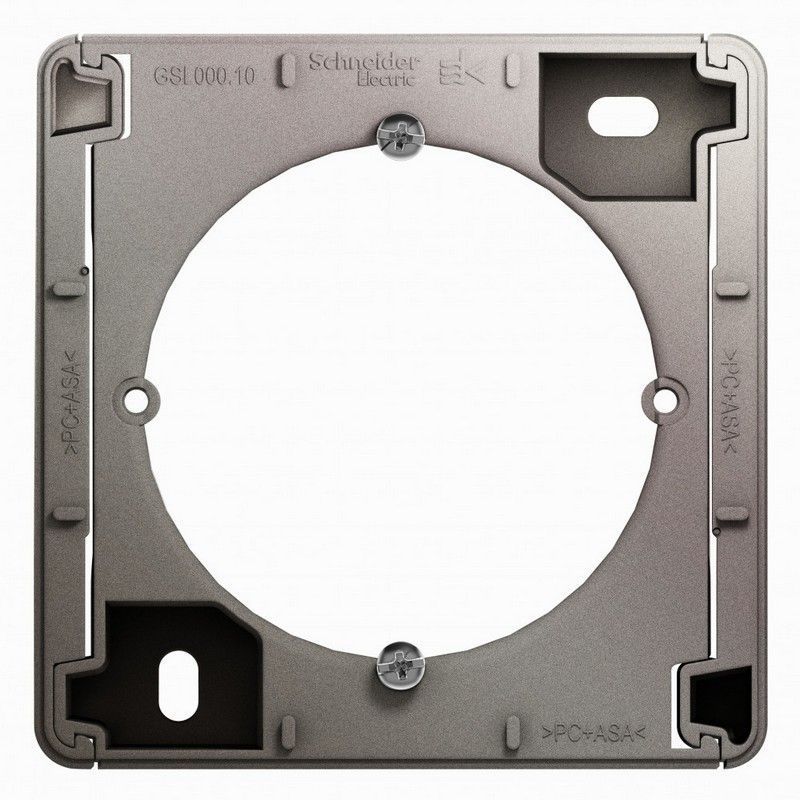 Glossa Платина Коробка для наружного монтажа Systeme Electric Glossa Платина GSL001200